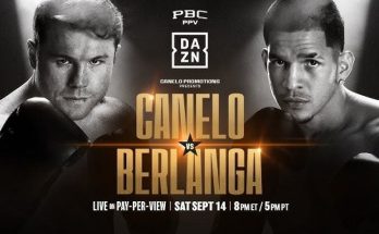 Canelo vs Berlanga 9/14/24