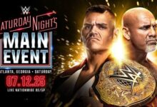 WWE Saturday Nights Main Event Live 7/12/25 – 12th July 2025